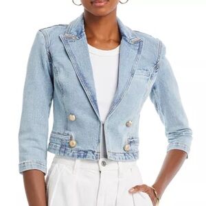 Generation Love Cosmo Cropped Denim Blazer